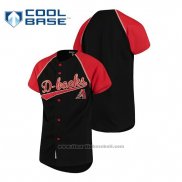 Maglia Baseball Bambino Arizona Diamondbacks Personalizzate Stitches Nero Rosso