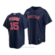 Maglia Baseball Bambino Boston Red Sox Dustin Pedroia Replica Alternato 2020 Blu