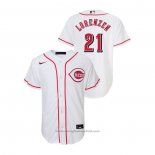 Maglia Baseball Bambino Cincinnati Reds Michael Lorenzen Replica Primera Bianco