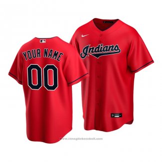 Maglia Baseball Bambino Cleveland Indians Personalizzate Replica Alternato 2020 Rosso