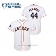 Maglia Baseball Bambino Houston Astros Yordan Alvarez 2019 World Series Bound Cool Base Bianco