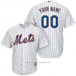 Maglia Baseball Bambino New York Mets Personalizzate Bianco