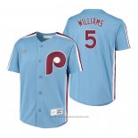 Maglia Baseball Bambino Philadelphia Phillies Nick Williams Cooperstown Collection Road Blu