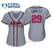 Maglia Baseball Donna Atlanta Braves John Smoltz Cool Base Road 2019 Grigio