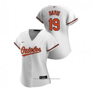 Maglia Baseball Donna Baltimore Orioles Chris Davis 2020 Replica Home Bianco