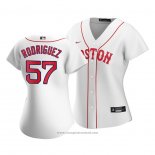 Maglia Baseball Donna Boston Red Sox Eduardo Rodriguez 2021 Replica Bianco