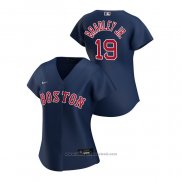 Maglia Baseball Donna Boston Red Sox Jackie Bradley Jr. 2020 Replica Alternato Blu