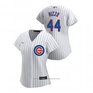 Maglia Baseball Donna Chicago Cubs Anthony Rizzo 2020 Replica Home Bianco