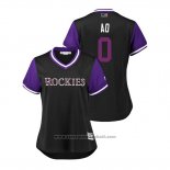 Maglia Baseball Donna Colorado Rockies Adam Ottavino 2018 LLWS Players Weekend Ao Nero