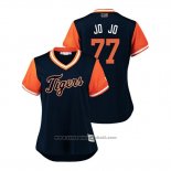 Maglia Baseball Donna Detroit Tigers Joe Jimenez 2018 LLWS Players Weekend Jo Jo Blu