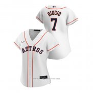 Maglia Baseball Donna Houston Astros Craig Biggio 2020 Replica Home Bianco