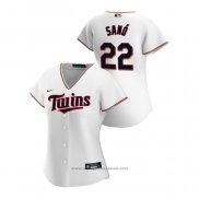 Maglia Baseball Donna Minnesota Twins Miguel Sano 2020 Replica Home Bianco