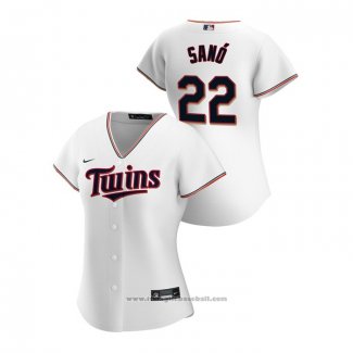 Maglia Baseball Donna Minnesota Twins Miguel Sano 2020 Replica Home Bianco