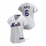Maglia Baseball Donna New York Mets Jeff Mcneil 2020 Replica Home Bianco