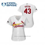 Maglia Baseball Donna St. Louis Cardinals Personalizzate 2019 Postseason Cool Base Bianco