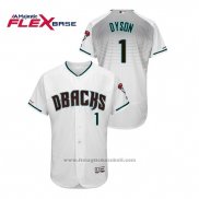 Maglia Baseball Uomo Arizona Diamondbacks Jarrod Dyson Autentico Flex Base Bianco