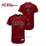 Maglia Baseball Uomo Arizona Diamondbacks Ketel Marte Autentico Flex Base Rosso