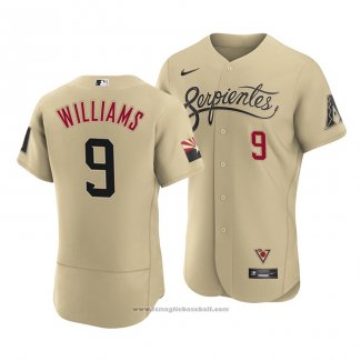 Maglia Baseball Uomo Arizona Diamondbacks Matt Williams 2021 City Connect Autentico Or