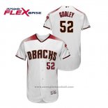 Maglia Baseball Uomo Arizona Diamondbacks Zack Godley Autentico Flex Base Bianco Rosso