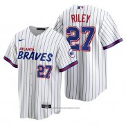 Maglia Baseball Uomo Atlanta Braves Austin Riley Replica 2021 City Connect Bianco