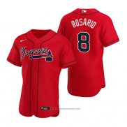 Maglia Baseball Uomo Atlanta Braves Eddie Rosario Autentico Alternato Rosso