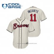 Maglia Baseball Uomo Atlanta Braves Ender Inciarte Cool Base Alternato 2019 Crema