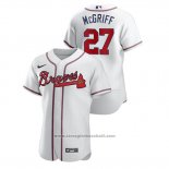 Maglia Baseball Uomo Atlanta Braves Fred Mcgriff Autentico Bianco