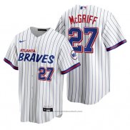 Maglia Baseball Uomo Atlanta Braves Fred Mcgriff Replica 2021 City Connect Bianco