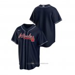 Maglia Baseball Uomo Atlanta Braves Replica 2020 Alternato Blu