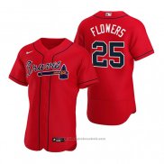 Maglia Baseball Uomo Atlanta Braves Tyler Flowers Autentico Alternato 2020 Rosso