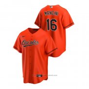 Maglia Baseball Uomo Baltimore Orioles Trey Mancini Alternato Replica Arancione