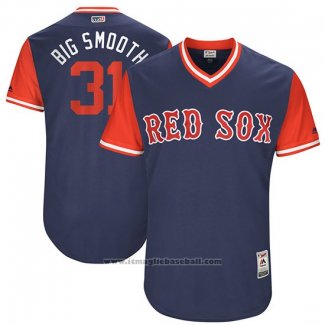 Maglia Baseball Uomo Boston Red Sox 2017 Little League World Series Drew Pomeranz Blu