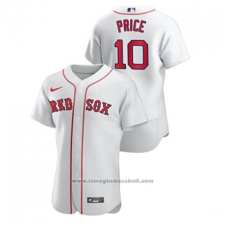 Maglia Baseball Uomo Boston Red Sox David Price Autentico Bianco