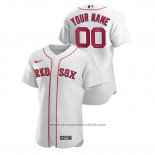 Maglia Baseball Uomo Boston Red Sox Personalizzate Autentico Nike Bianco
