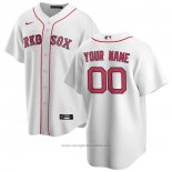 Maglia Baseball Uomo Boston Red Sox Personalizzate Replica Home Bianco