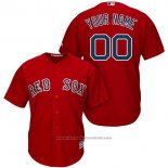 Maglia Baseball Uomo Boston Red Sox Personalizzate Rosso