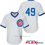 Maglia Baseball Uomo Chicago Cubs 49 Jake Arrieta Flex Base Autentico Collection