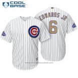 Maglia Baseball Uomo Chicago Cubs 6 Carl Edwards Jr. Bianco Or Cool Base