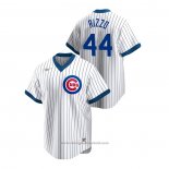 Maglia Baseball Uomo Chicago Cubs Anthony Rizzo Cooperstown Collection Home Bianco