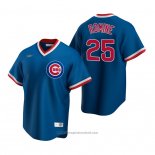 Maglia Baseball Uomo Chicago Cubs Austin Romine Cooperstown Collection Road Blu
