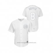 Maglia Baseball Uomo Chicago Cubs Ian Happ 2019 Players Weekend Happer Replica Bianco