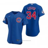 Maglia Baseball Uomo Chicago Cubs Jon Lester Autentico 2020 Alternato Blu