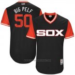 Maglia Baseball Uomo Chicago White Sox 2017 Little League World Series 50 Mike Pelfrey Nero