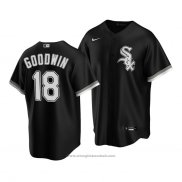 Maglia Baseball Uomo Chicago White Sox Brian Goodwin Replica Nero