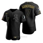 Maglia Baseball Uomo Chicago White Sox Tim Anderson Nero 2021 Salute To Service Maglia Baseball Uomo Chicago White Sox Tim Anderson Nero 2021 Salute To Service
