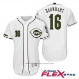 Maglia Baseball Uomo Cincinnati Reds 16 Tucker Barnhart 2018 Alternato Autentico Flex Base