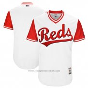 Maglia Baseball Uomo Cincinnati Reds 2017 Little League World Series Bianco