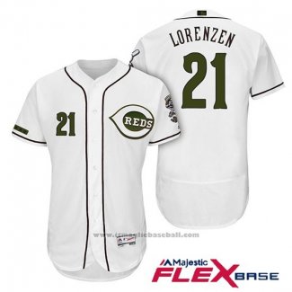 Maglia Baseball Uomo Cincinnati Reds 21 Michael Lorenzen 2018 Alternato Autentico Flex Base