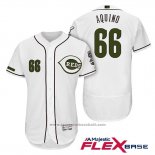 Maglia Baseball Uomo Cincinnati Reds 66 Aristides Aquino 2018 Alternato Autentico Flex Base