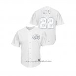 Maglia Baseball Uomo Cincinnati Reds Derek Dietrich 2019 Players Weekend Dietz Replica Bianco